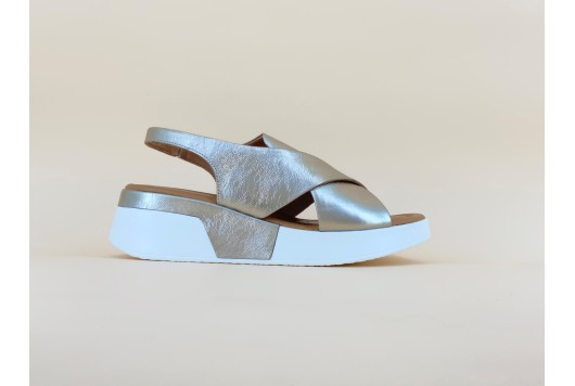 Nu-pied compensé irisé COCO...