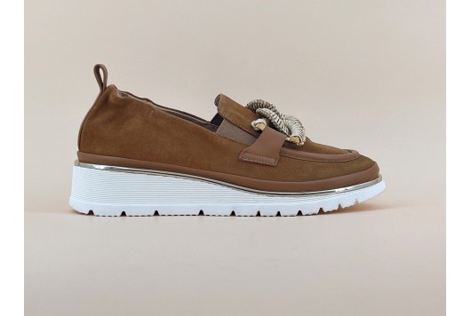 Mocassin XSA boucle raphia...