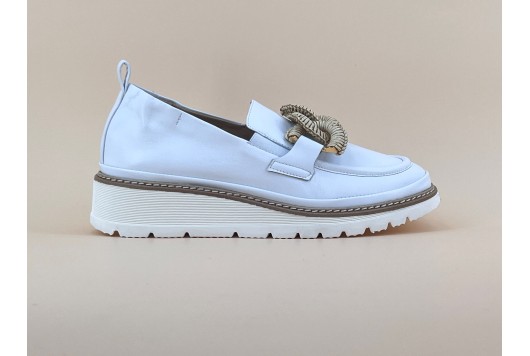 Mocassin XSA boucle raphia...