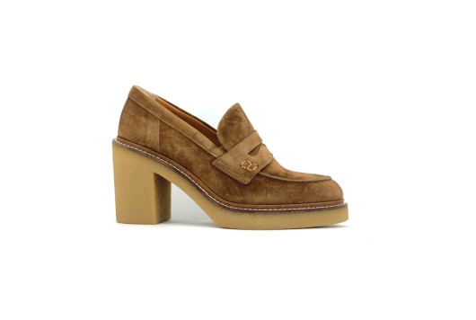 Mocassins à talon...
